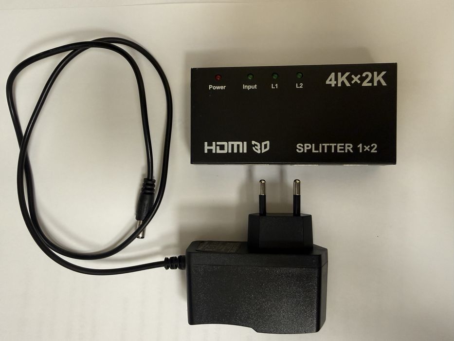 splitter HDMI 1x2 (distribuitor) rezolutie 4k dvd 3d HD