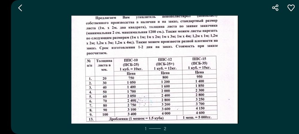 Пенопласт оптом и в розницу