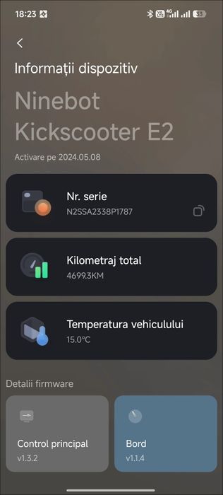 Vând trotineta electrica ninebot e2