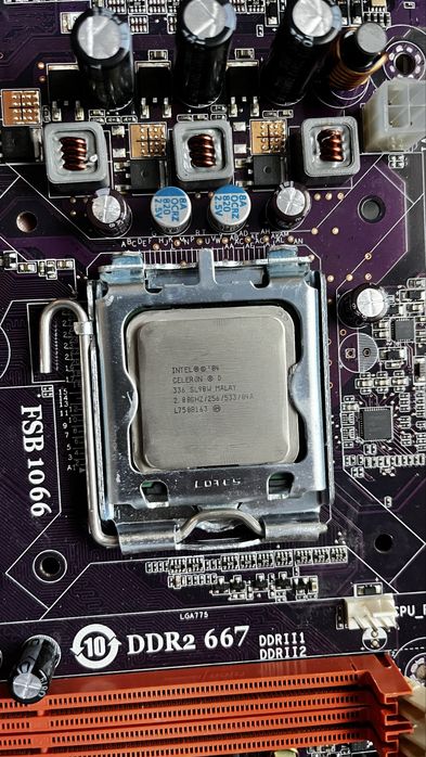 Мать + проц комплект