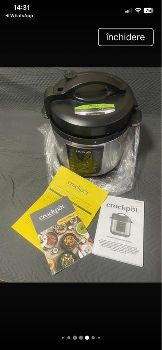 Multicooker Crockpot, gatire sub presiune ( nefolosit)