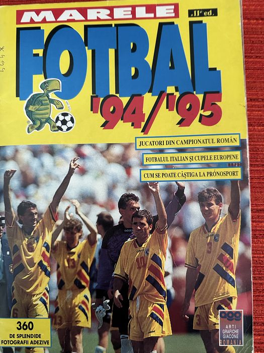 Album Fotbal 94/95. 90% completat