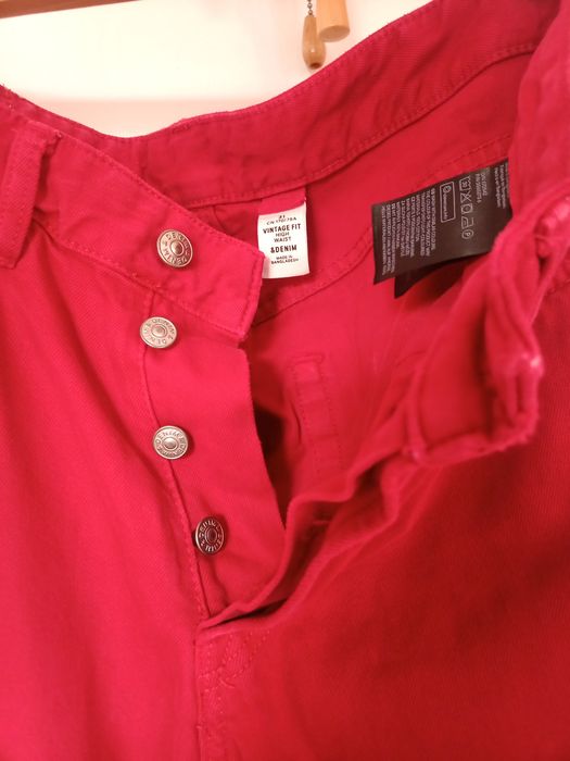 Pantaloni denim H&M talie înaltă