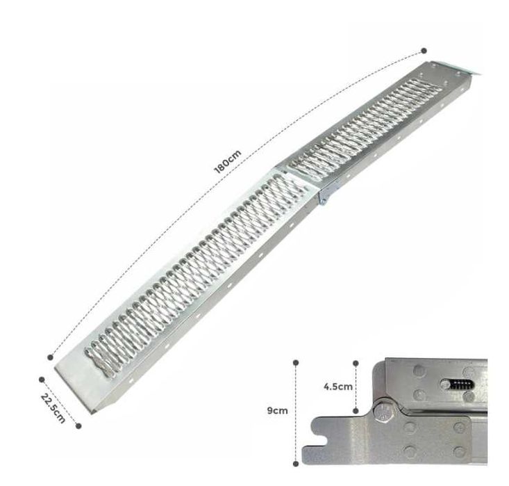 Комплект Метални рампи за мотор АТВ Бъги и други 400кг общ товар НОВИ