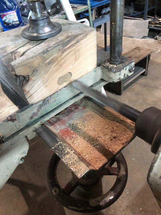 Абрихт чугунен 42см, дърводелска машина планя, рендосвачка