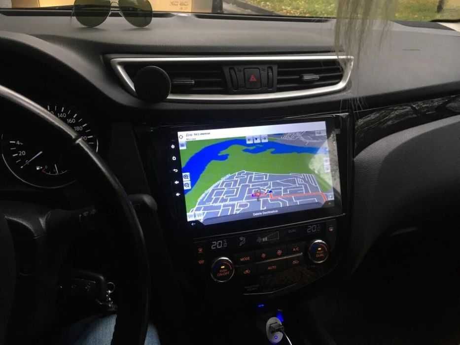 Navigatie Android 14 NISSAN QASHQAI J11 1/8 Gb Waze CarPlay CARPLAY