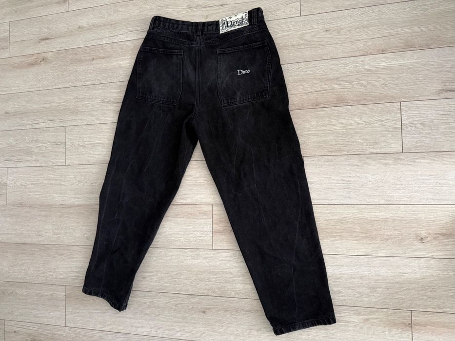 Blugi Dime MTL Baggy Fit – Washed Black