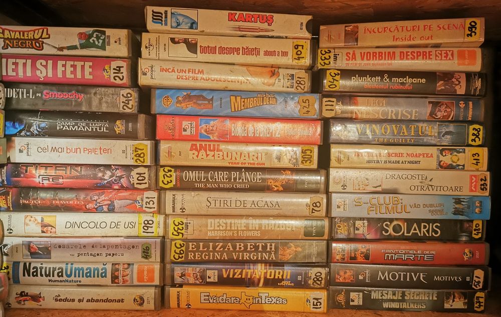 Casete Filme VHS  - SUPER VHS Filme Top 100