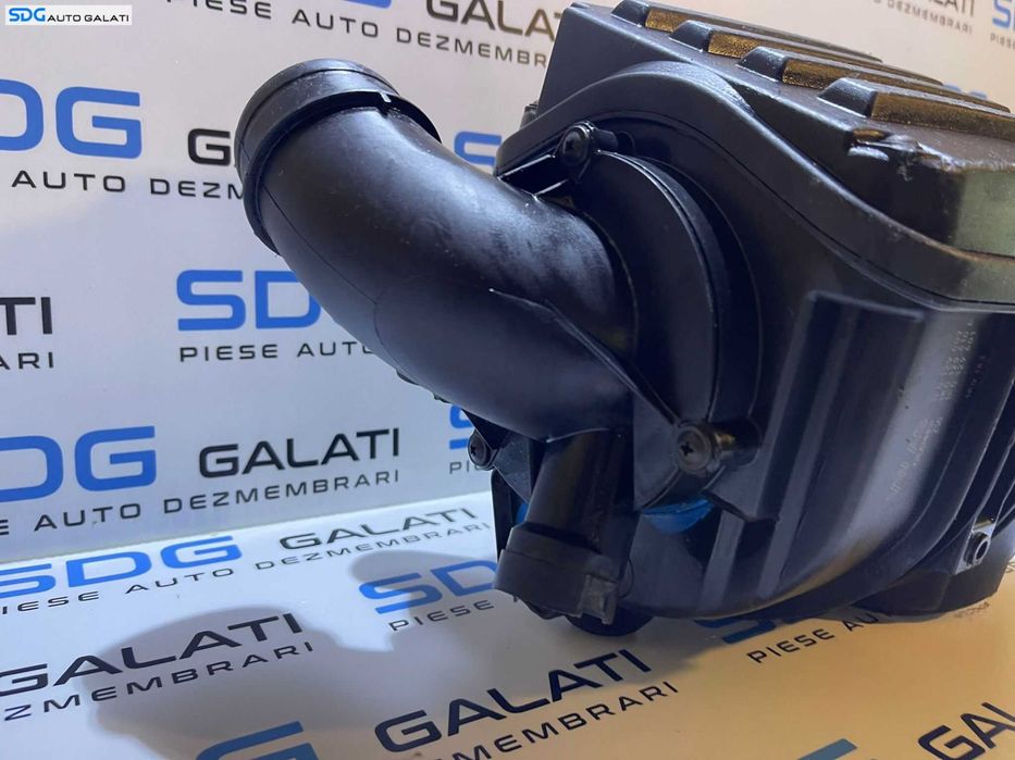 Carcasa Filtru Aer Completa cu Tub Admisie Volkswagen Touran 1.6 FSI BGU BSE BSF 2003 - 2010 Cod 1F0129620 1F0129607 1K0129610B 1F0129601 [L8140]