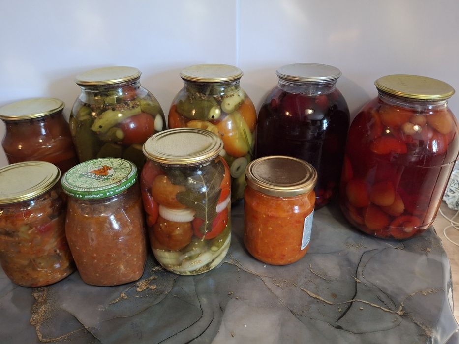 Соленья  из дома.