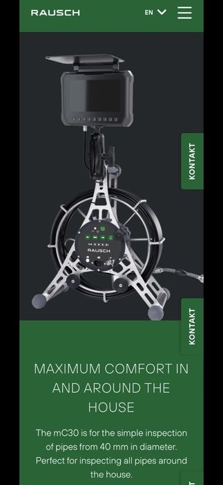 Camera inspectie canalizare Rausch model MC 30