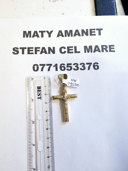 Maty Amanet Cruce din aur 14 k 4.59 g cod 560