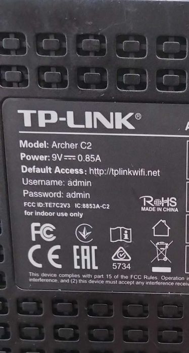 Tp link router AC 900 dual band gigabit