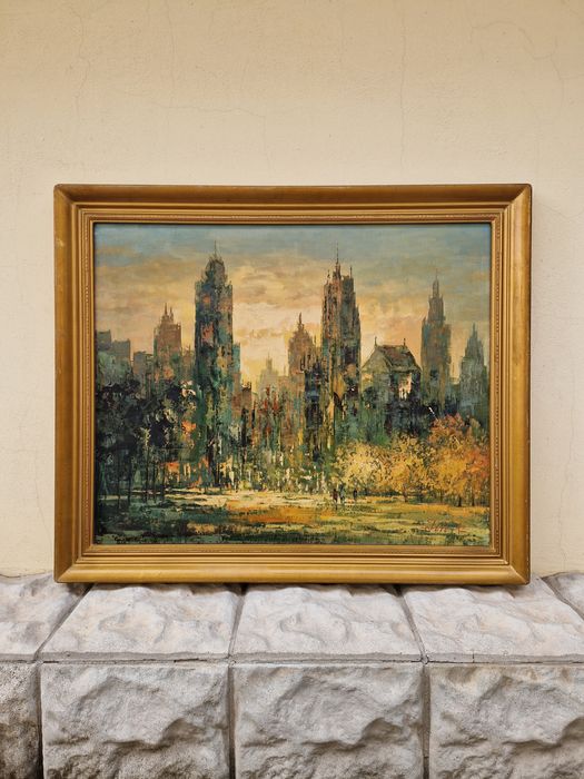 Страхотна авторска картина масло върху платно