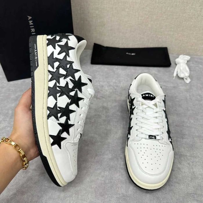 Amiri Stars Low Top "White/Black"