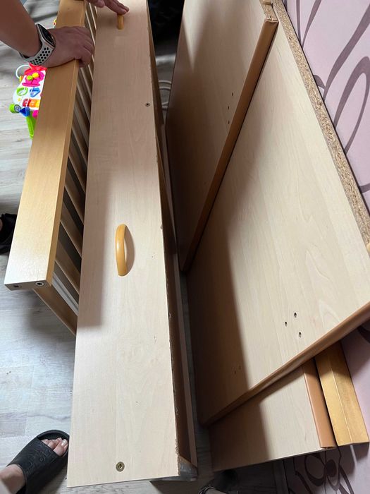 Бебешко/детско легло/кошара с матрак и възглавница + подарък 2 чаршафа