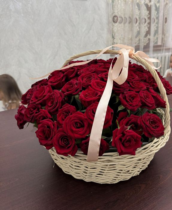 101 роза корзинада Шымкент