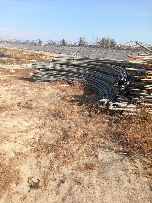 Vand arcade solar din teava galvanizata