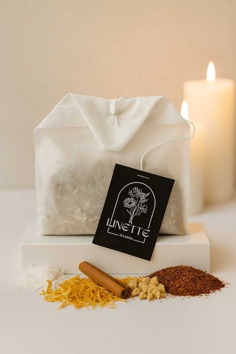 Ароматен билков бленд - натурален чай за вана в XL чаена торбичка