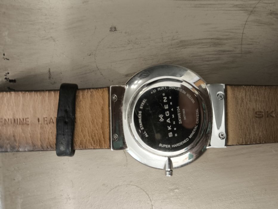 Ceas Skagen Denmark curea de piele