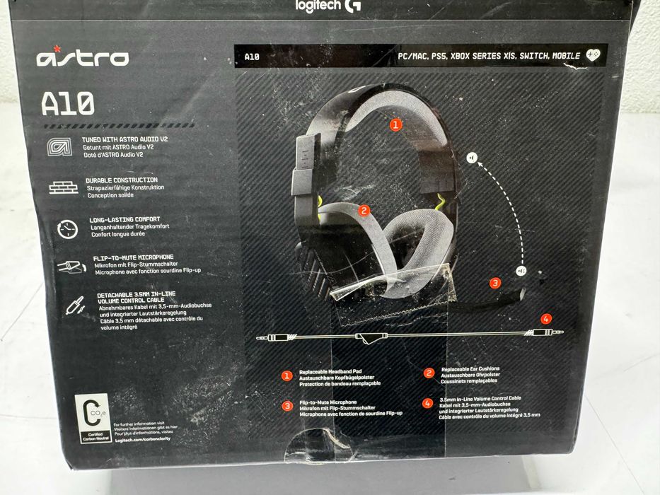 Слушалки - Logitech Astro A10 Gen 2