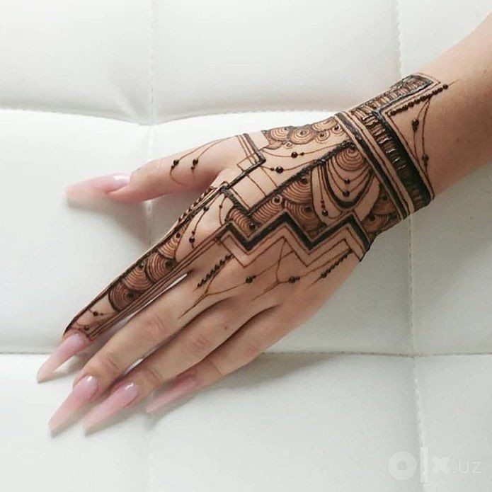 Рисую Мехенди/ Qo’lga Xna bilan rasm chizish