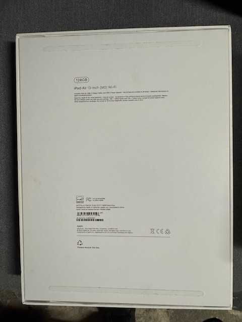 IPad Air M2 13inch Wi-Fi 128GB Silver