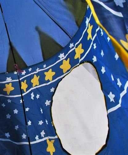 Детска палатка-розова и синя