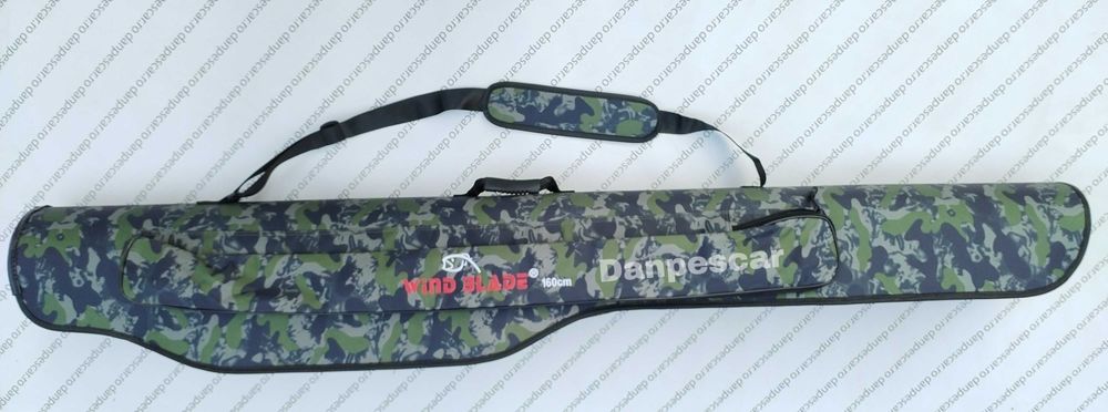 Geanta HUSA WB rigida pentru 3 lansete cu mulinete lungime 160cm