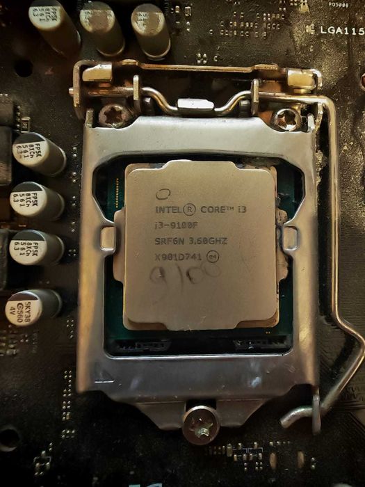 Материнская плата + процессор + озу Core i3-9100F