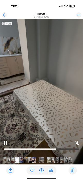 Урганч шахрида квартира ижарага берилади