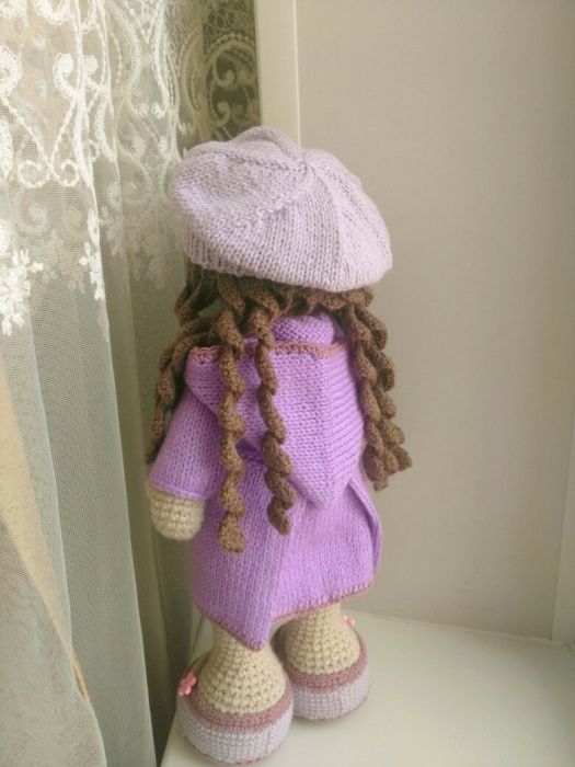 Вязаная "Лавандовая" куколка