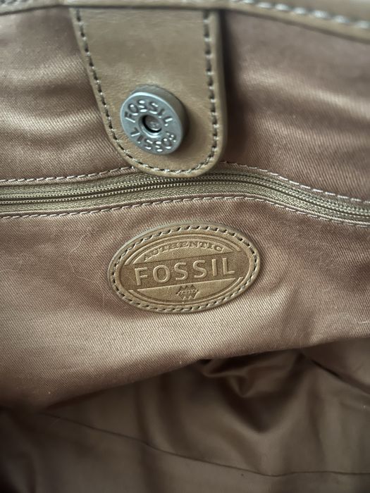 Оригинална кожена чанта Fossil