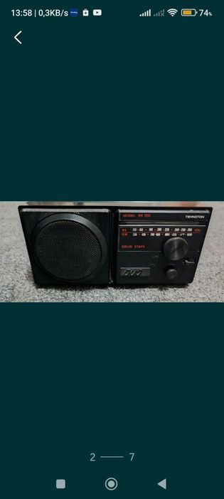 Aparat radio comunist Tehnoton Duo 1211