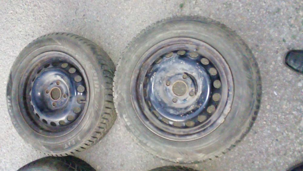 зимни гуми употребявани 14 цола с джанти за Опел АСТРА