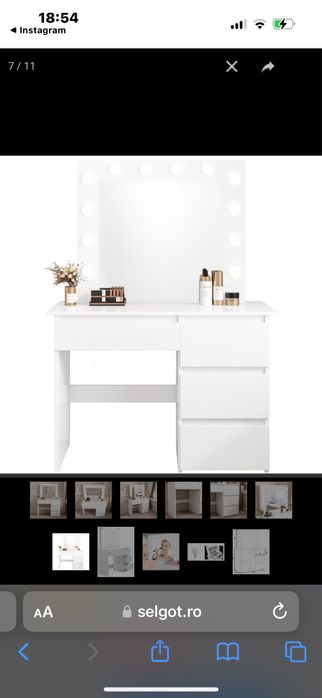 Masa de machiaj (pozele sunt pentru model, detalii în chat pt poze)