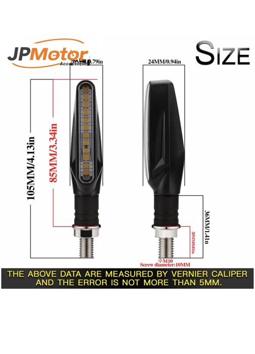 Semnalizari Moto scuter ATV dinamice LED