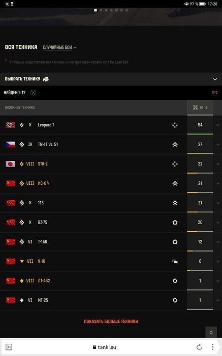 Аккаунт танки срочно