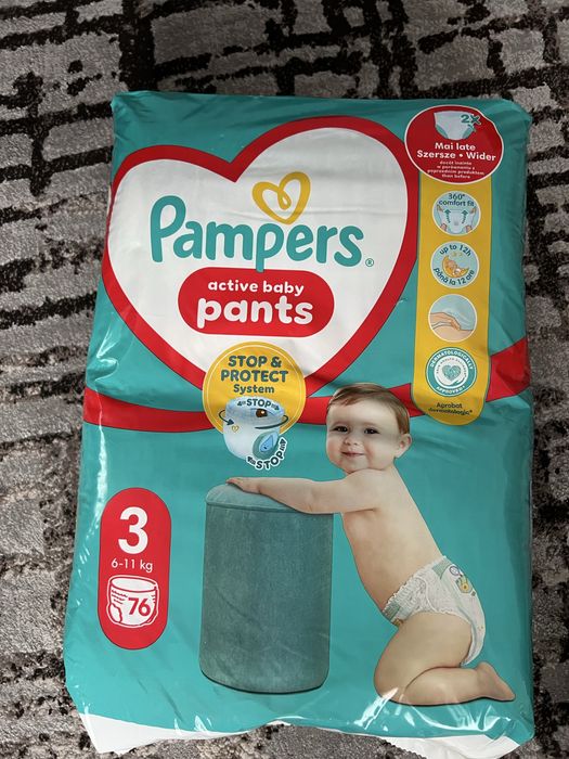Pampers active baby pants marimea 3