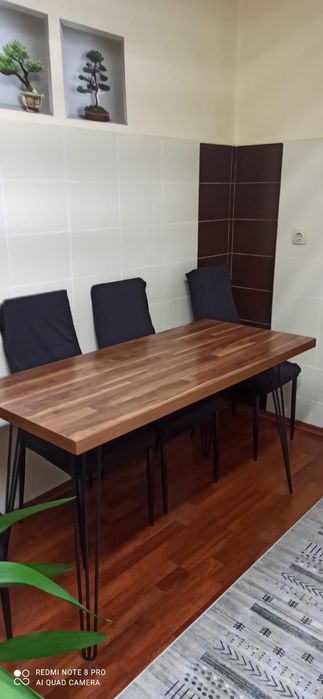 Set Picioare metalice  de masa  4 bucati