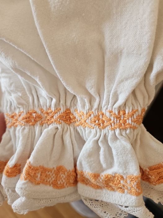 Camasa populara vintage cusuta manual