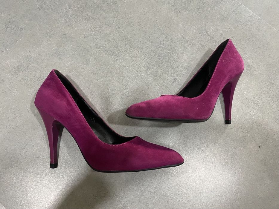 Туфли искусственная замша 37,5