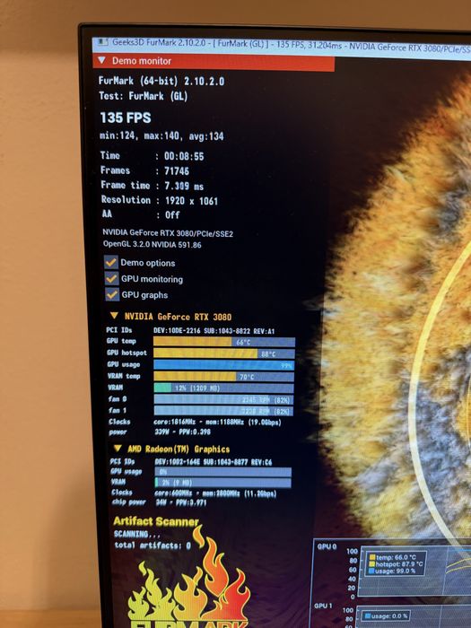 Pc Gaming RTX 3080-Ryzen 7600-16gb DDR5