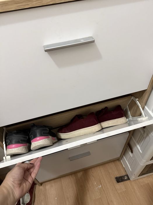 Тумба для обуви белое