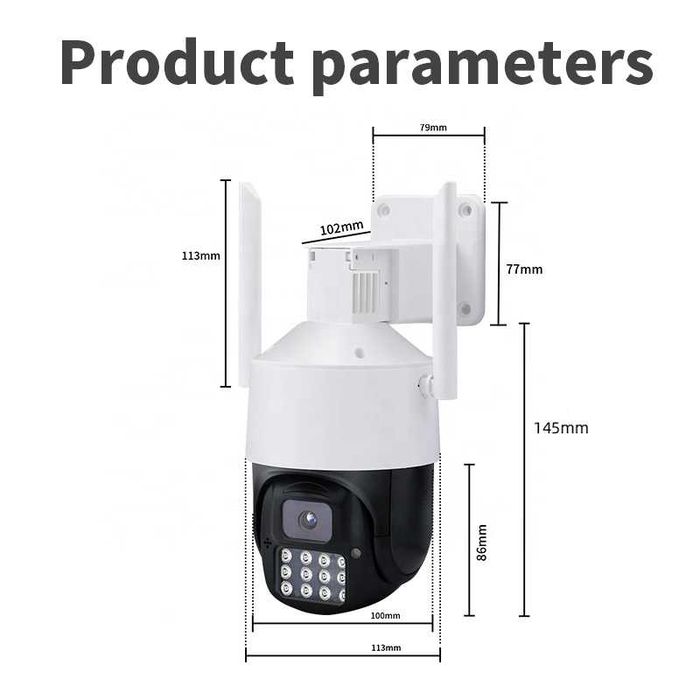 Куполна безжична WIFi 5MP камера