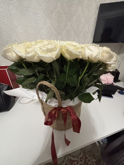 Букет роз 115 штук