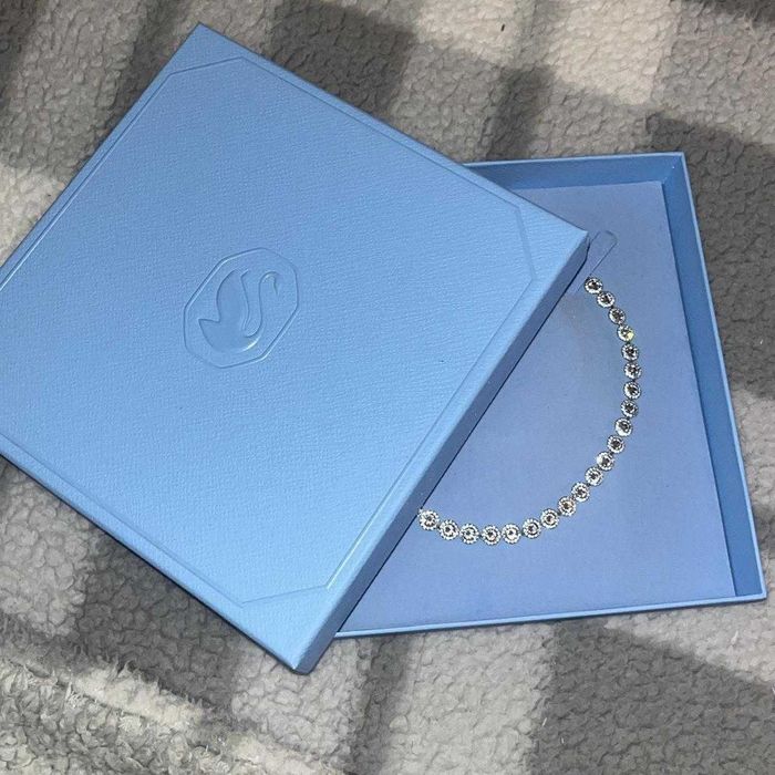 Colier Swarovski Angelic Argintiu - nou, în cutie