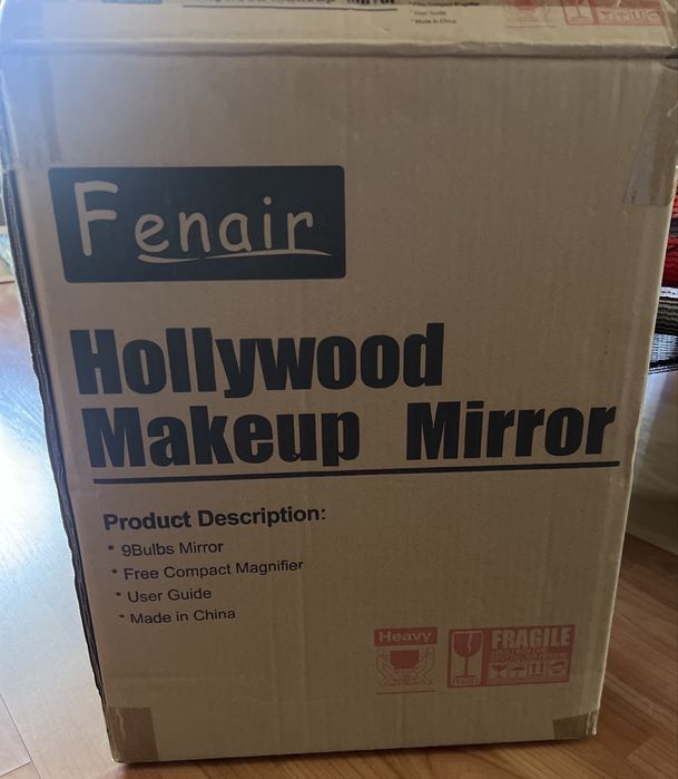 Oglinda machiaj tip Hollywood cu iluminare led