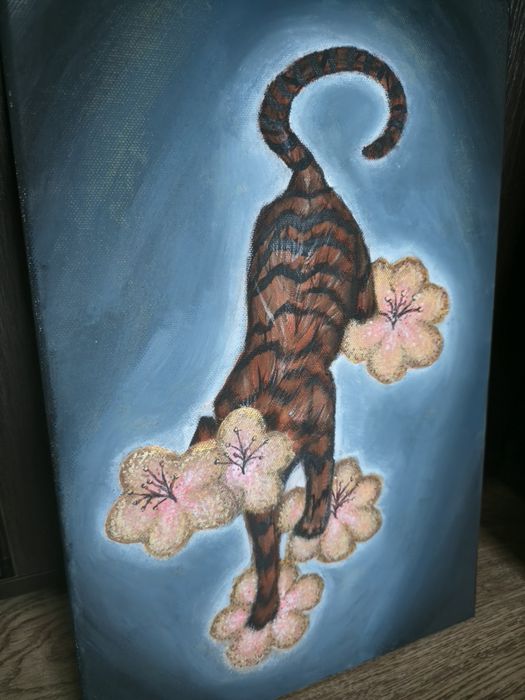 Tablou pictat pe pânză, dimensiune 41cm x 27 cm
