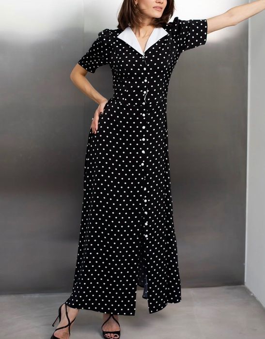 платье в горошек